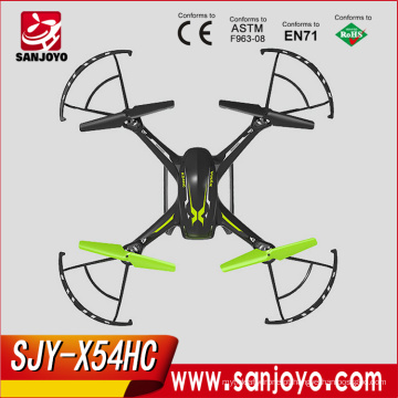 Original Syma X54HC 2.4G 4CH 6 Axis Rc Drone Com Câmera de 2MP RC Quadcopter Altitude Hold LED